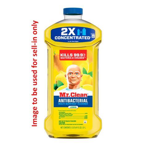 Mr. Clean Antibacterial All Purpose Cleaner Floor Cleaner for Mopping ...