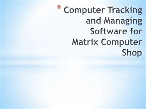 Computer Tracking Software 的图像结果
