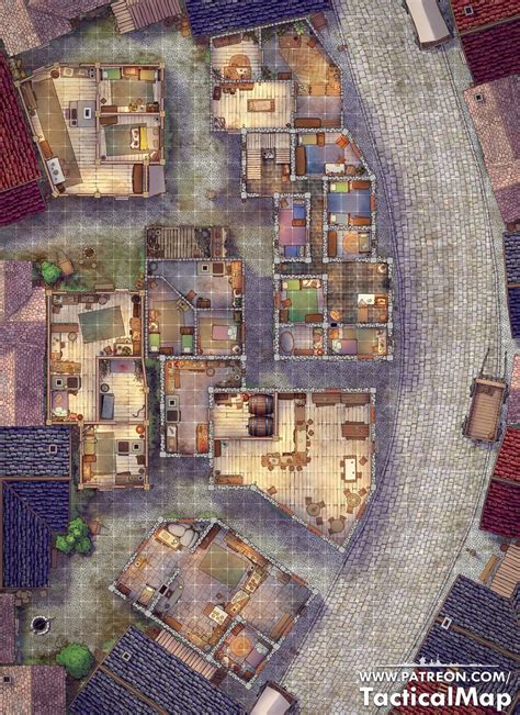 Fantasy City Map, Fantasy Town, Fantasy Battle, Fantasy Places, Dnd World Map, Building Map, Rpg ...