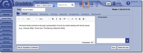 Image result for Example of Lesson Plans On Gradelink