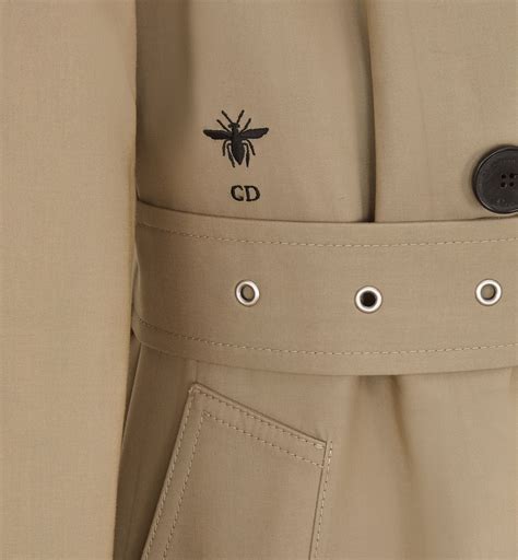 Trench Coat Beige Cotton Gabardine | DIOR