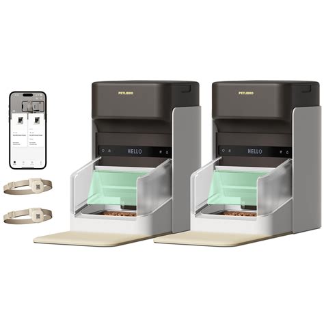 PETLIBRO RFID Automatic Cat Feeders for 2 Cats, 5G Wi-Fi 2 Cat Feeder ...