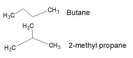 draw the isomers of butane - Brainly.in