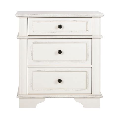 White Wood Night Table