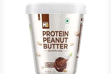 MuscleBlaze Fit High Protein Peanut Butter Creamy (Dark Chocolate ...