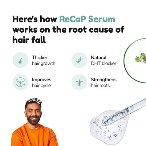 Recap Serum for Better Scalp Health | Contains Redensyl, Procapil, and ...