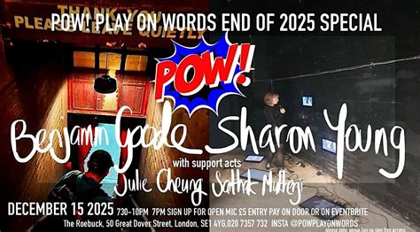 POW! End of 2025 Special: ft Benjamin Goode & Black Bile Coven, The ...