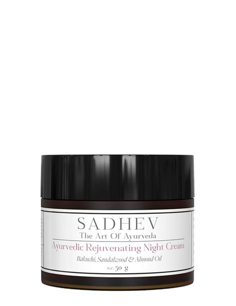 Buy SADHEV Ayurvedic Rejuvenating Night Cream Online