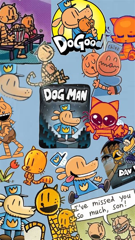 dogman!! this is for my brother btw . 🤍 | Dog man book, Man wallpaper ...