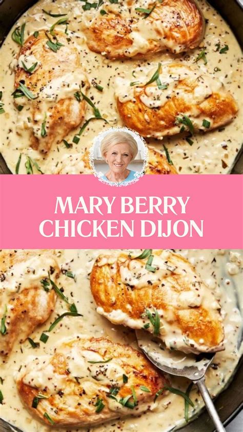 Mary Berry Chicken Dijon | British Chefs Table | Recipe | Dijon chicken ...