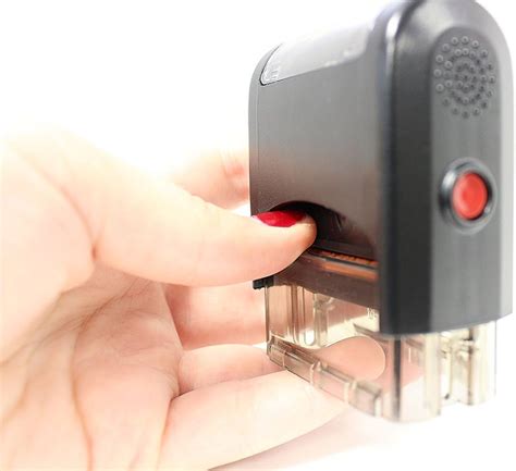 Buy Approved by - ExcelMark Self-Inking Rubber Stamp - A1539 Red Ink ...