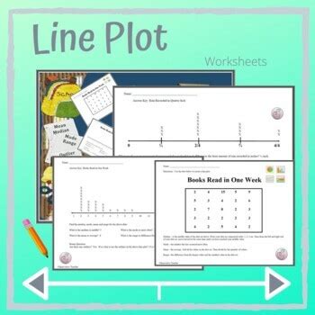 Line Plot Math Worksheets by Innovative Teacher | TpT
