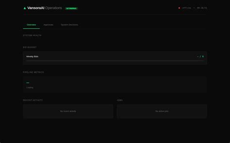 Vansora Studio | Autonomous Systems That Replace Manual Operations