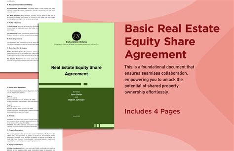 Free Equity Agreement Templates, Editable and Printable