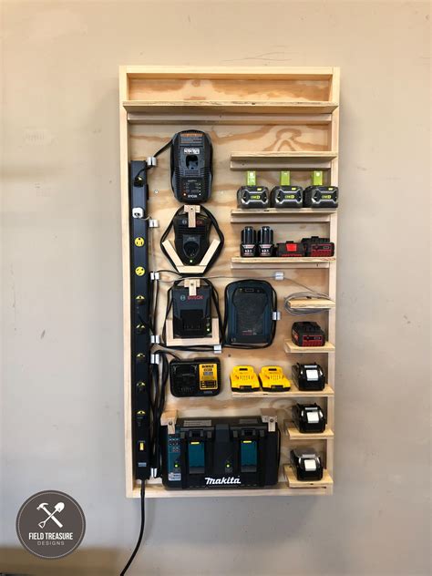 DIY Battery Charging Station - Field Treasure Designs