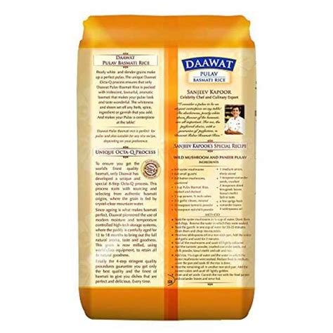 Daawat Pulav, Long Grains, Fluffy Basmati for finest Pulav, 1 Kg Price ...
