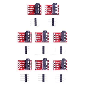 Onyehn TRRS 3.5mm Audio Jack,Breakout Headphone Video Audio MP3 Jack ...