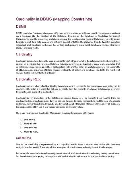 Image result for Cardinality Map Types