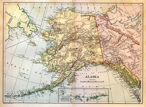 Cities Map of Alaska