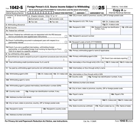 IRS Form 1042-S Guide: Filing, Instructions & E-File