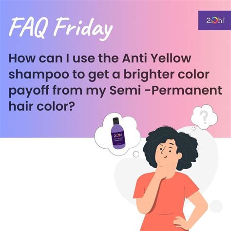 How can I use the Anti Yellow Shampoo to get a brighter color payoff f ...