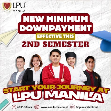 New Minimum Down Payment - Lyceum of the Philippines University Manila