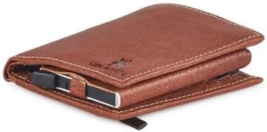 HIDE & SKIN Manchester Genuine Leather Wallet with Detachable Card Case ...