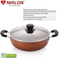 Buy Nirlon Brownie Granite Non Stick Aluminium Dishwasher Safe Deep ...