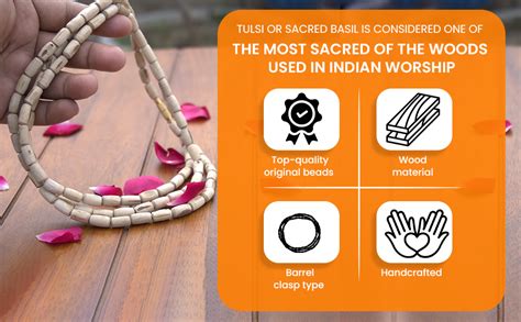 Original Tulsi Kanthi Mala from Vrindavan Dham - Pure Tuls i- Handmade ...