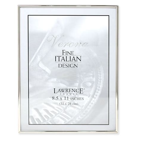 Lawrence Frames 650081 Silver Metal 8-1/2 x 11" Picture Frame | Quill.com