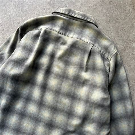 Special‼︎ 50s Pendleton " Blue-Grey " ombre board shirt 【仙台店】 | What’z up