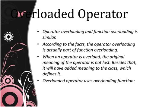 Image result for Overloaded Operators