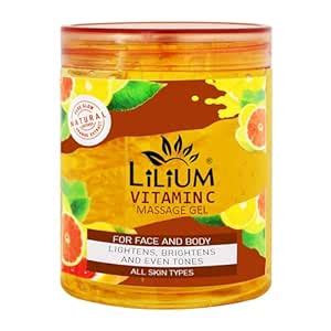 Lilium Pure Radiance Massage Gel Vitamin C 900ml | Lightens, Brightens ...