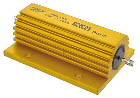 RS PRO | RS PRO, 10Ω 100W Wire Wound Chassis Mount Resistor ±5% | 131 ...