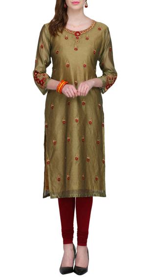 Gorgeous Chanderi Kurtis: इन कुर्तियों को देख आप भी चंदेरी कुर्ती की ...