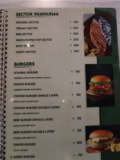 Menu at Spinners Shawarma Pro Cafe Thiruvalla, Paipad