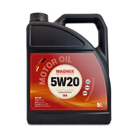 Performance-Leichtlauf-Motorenöl SAE 5W/20 vollsynthetisch | WAGNER ...