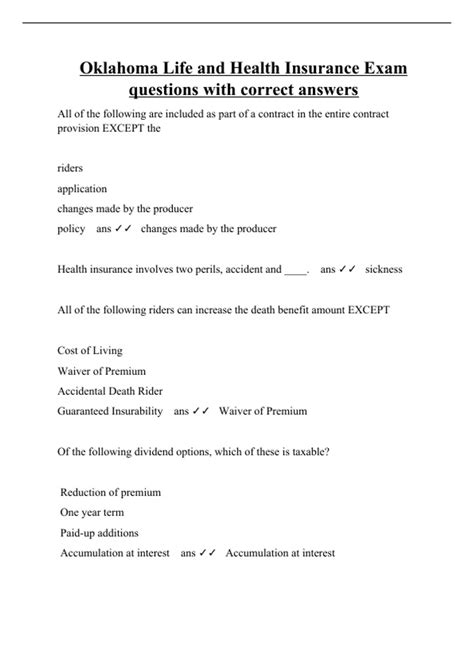 Image result for Health Insurance License Exam Questions