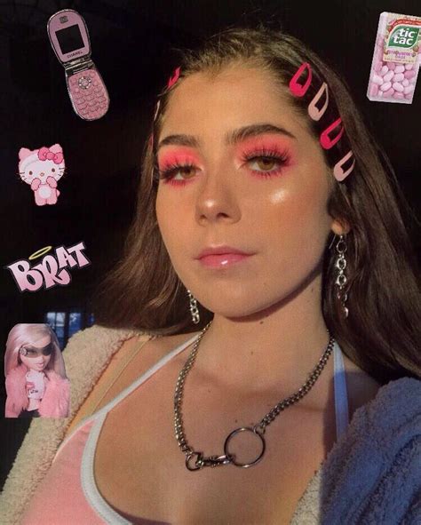 90s makeup pink