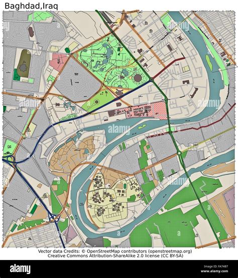 Baghdad capital iraq map hi-res stock photography and images - Alamy