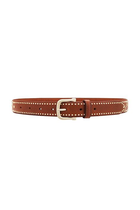 FRAME Embellished Belt in Tan | REVOLVE