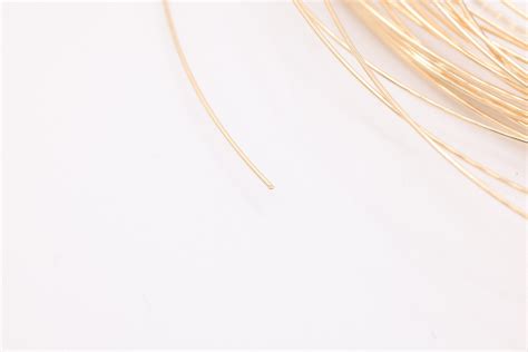 14k Gold Filled Wire, 30 Gauge 0.25mm, Gold Wire, Half Hard Jewelry Wi