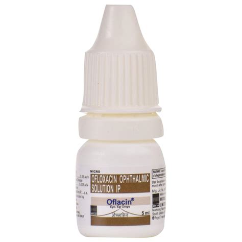 Oflacin - Bottle of 5 ml Ear/Eye Drops : Amazon.in: Health & Personal Care