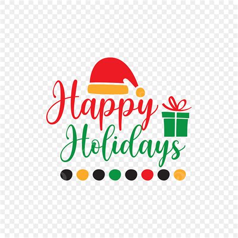 Happy Holidays Design PNG, Vector, PSD, and Clipart With Transparent ...