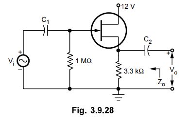 Common Source Amplifier with self Bias (Unbypassed R3) - Junction Field ...