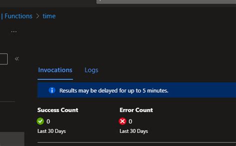 Azure Functions Timer Trigger 的图像结果