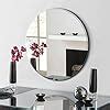 Buy SEVEN HORSES Frameless Round Glass Wall Mount Mirror (Silver , 18 X ...