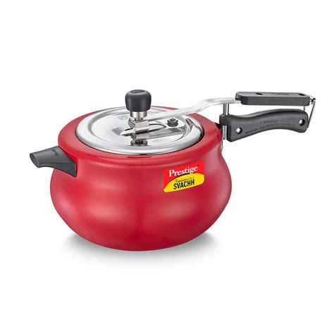Buy Prestige Svachh, 10753, 5 L, Nakshatra Duo Red Handi, With Deep Lid ...