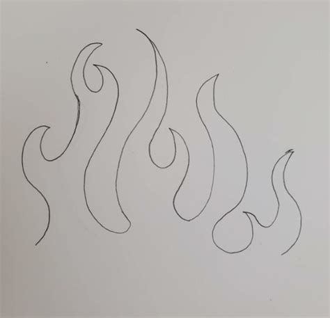 How to Draw Flames - Step by Step with Pictures - Art by Ro | Drawing ...