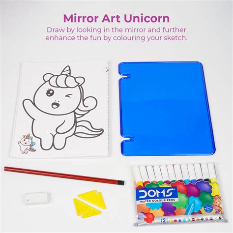 Buy Unicorn Mirror Art - Tracing & Drawing (4-8 Years) on Snooplay India